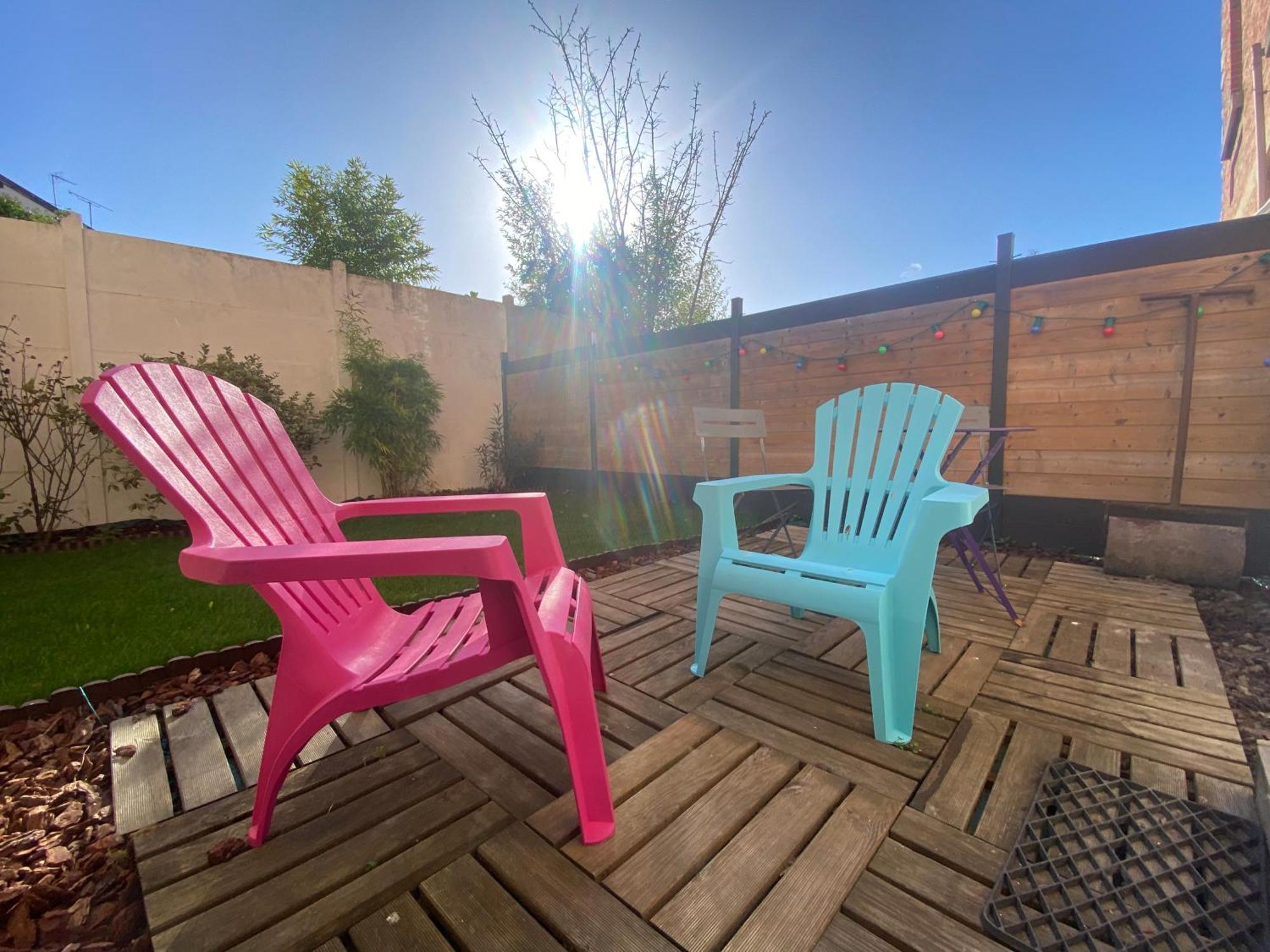 Apartamento Au Cosy Garden Reims Exterior foto